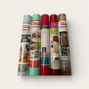 Iron On Cricut Vinyl NWT (5 rolls)